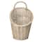 15&#x22; Rattan Wall Basket with Handle